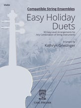 Easy Holiday Duets Violin cover